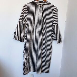Lauren Ralph Lauren Striped Knee Length Dress